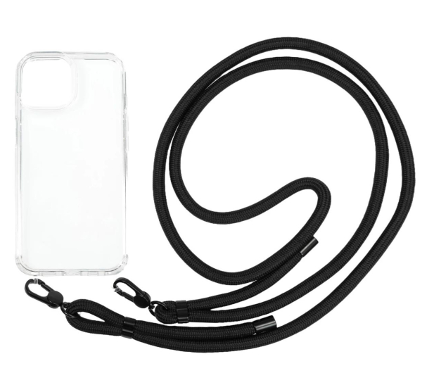 Mobile Origin Lanyard Case do iPhone 15 clear LYC-S-CLR-15 - 1248786 - zdjęcie